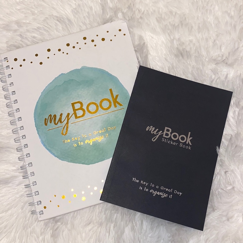 12-Month Planner with Sticker Book